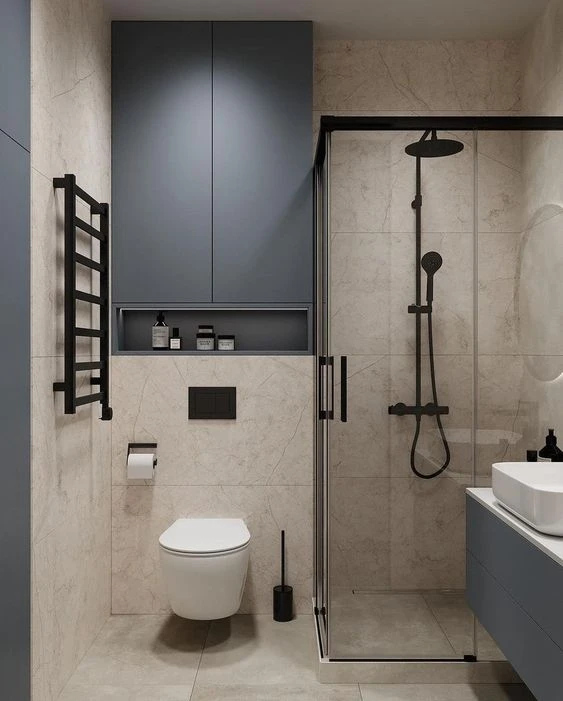 Traditional heritage style bathroom design Chennai home