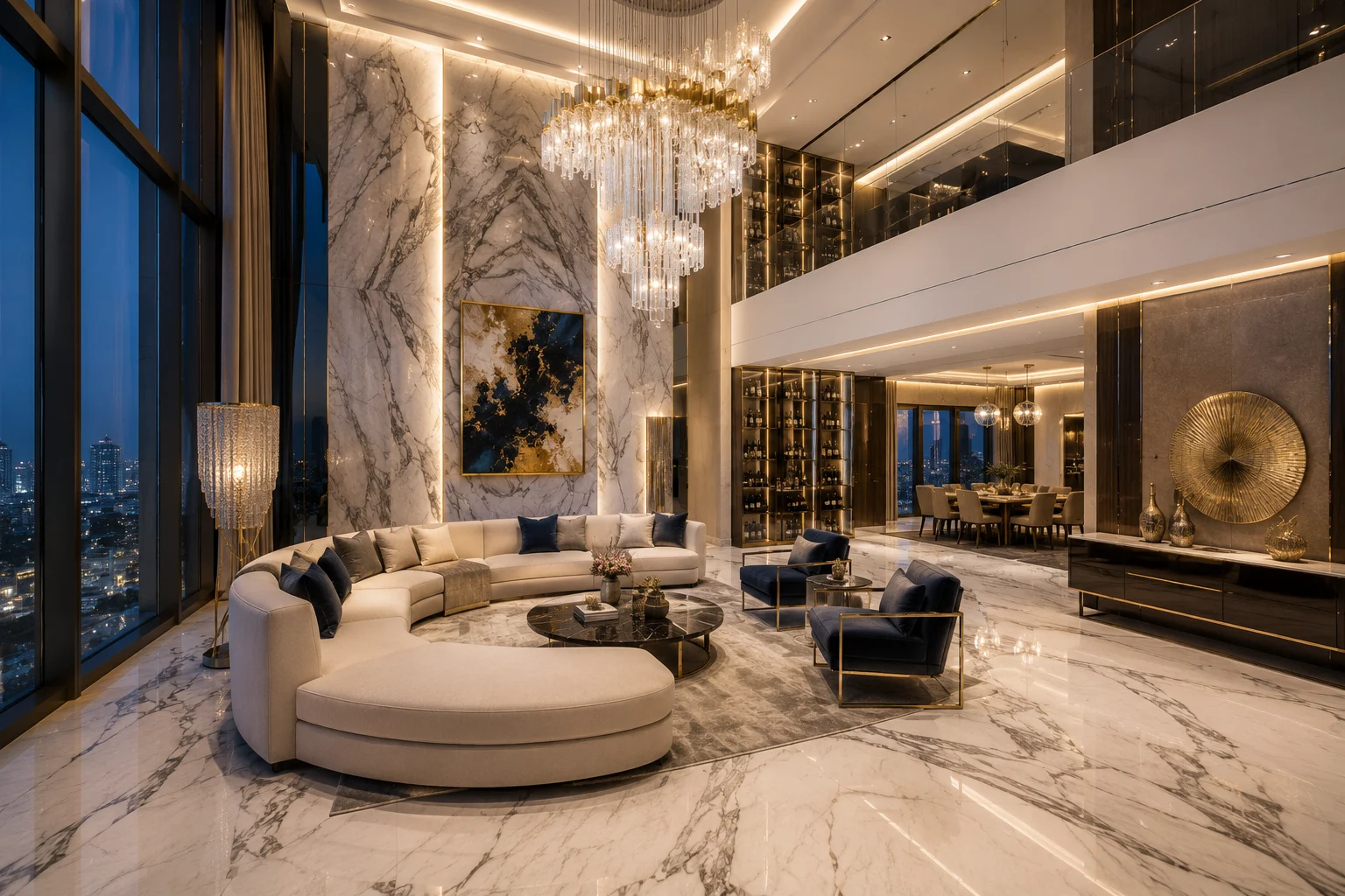 Luxe bedroom interior design Chennai
