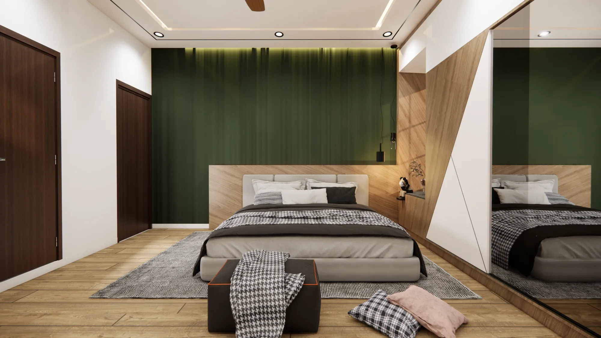 2BHK second bedroom interior design Chennai
