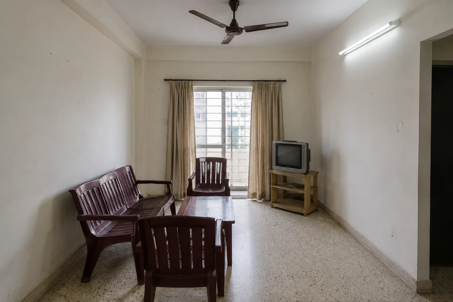 Old living room before HomeOne renovation in Chennai